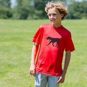 Hockey Short Sleeve Performance Tee - Howe the Hockey Dog