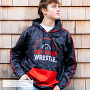 Wrestling Gameday Hoodie - Eat Sleep Wrestle