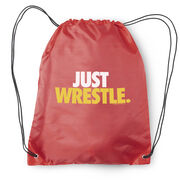 Wrestling Drawstring Backpack Just Wrestle