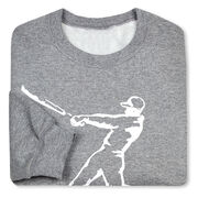 Baseball Crewneck Sweatshirt - Baseball Player