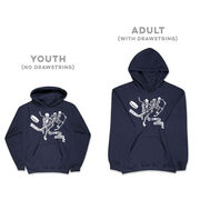 Hockey Hooded Sweatshirt - Dangle Snipe Skelly