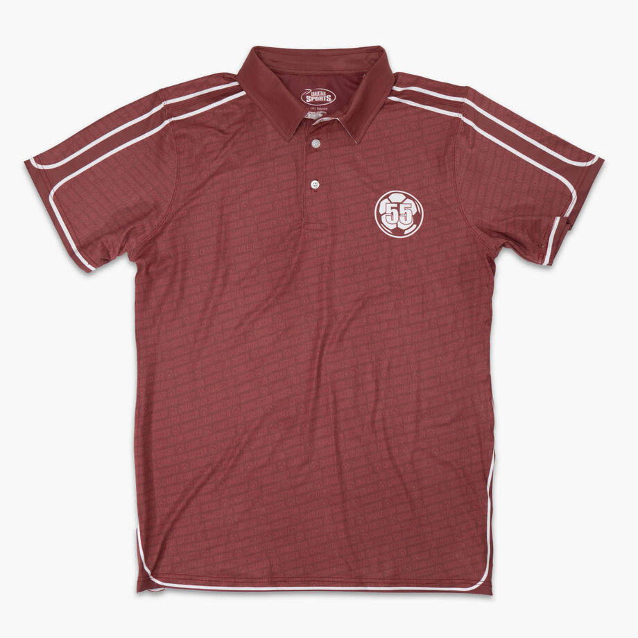 Custom Team Short Sleeve Polo Shirt - Soccer Retro