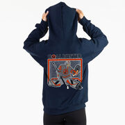 Hockey Hooded Sweatshirt - Goal Buster (Back Design)