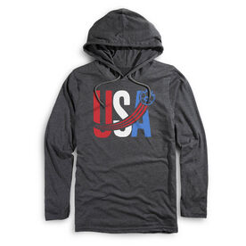 Soccer Lightweight Hoodie - USA Patriotic