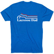 Guys Lacrosse T-Shirt Short Sleeve - Lacrosse Dad Sticks