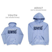 Crew Hooded Sweatshirt - I'd Rather Be Rowing