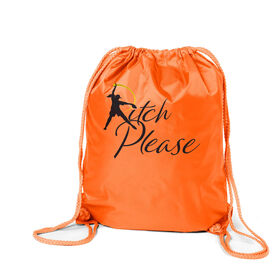 Softball Drawstring Backpack - Pitch Please