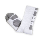 Team Number Woven Mid-Calf Socks - White/Gray