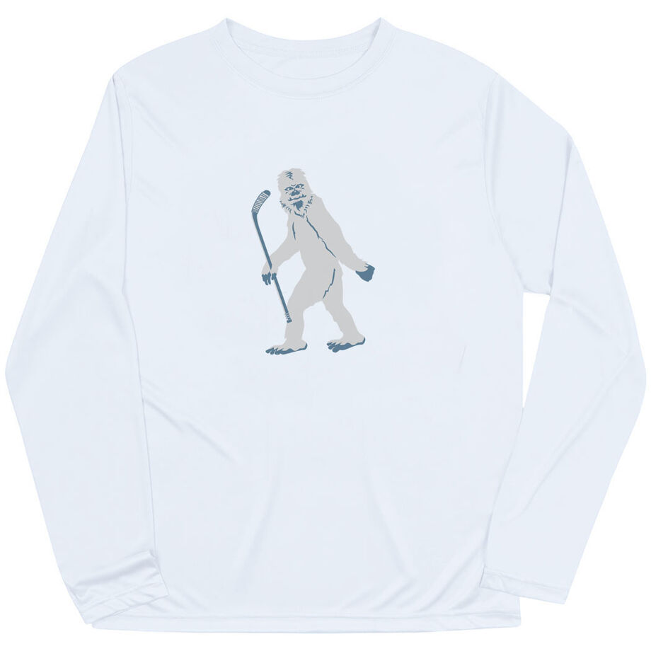 Hockey Long Sleeve Performance Tee - Yeti