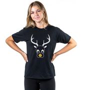 Softball Short Sleeve T-Shirt - Reindeer