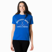 Hockey Short Sleeve T-Shirt - Loud and Proud Hockey Mom