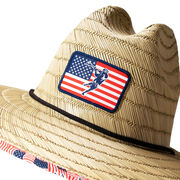 Lacrosse Straw Hat - Patriotic