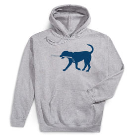 Hockey Hooded Sweatshirt - Rocky The Hockey Dog