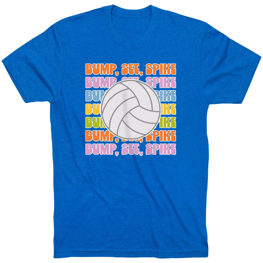 Volleyball Short Sleeve T-Shirt - Bump, Set, Spike