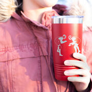 Wrestling 20 oz. Double Insulated Tumbler - Silhouettes