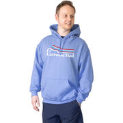 Guys Lacrosse Hooded Sweatshirt - Lacrosse Dad Sticks