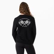 Tennis Crewneck Sweatshirt - Love Means Nothing In Tennis (Back Design)