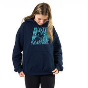 Hockey Hooded Sweatshirt - Hockey Girl Repeat