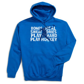 Hockey Hooded Sweatshirt - Bones Heal Hockey
