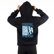 Hockey Hooded Sweatshirt - Survival of the Fittest (Back Design)