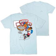 Basketball Short Sleeve T-Shirt - Hoop Loops (Back Design)