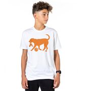 Basketball Tshirt Short Sleeve Baxter The Basketball Dog