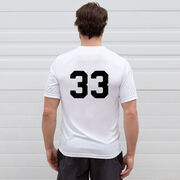 Baseball Short Sleeve Performance Tee - Baseball Dad Silhouette