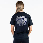 Soccer Short Sleeve T-Shirt - Belle Of The Ball (Back Design)