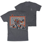 Hockey Short Sleeve T-Shirt - Goal Buster (Back Design)