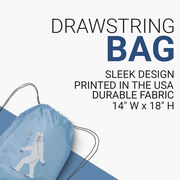 Guys Lacrosse Drawstring Backpack - Yeti