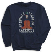 Guys Lacrosse Crewneck Sweatshirt - Nashville Lacrosse
