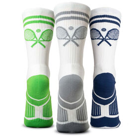 Tennis Woven Mid-Calf Sock Set - Break Point