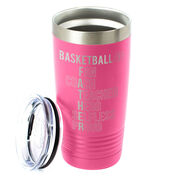 Basketball 20 oz. Double Insulated Tumbler - Basketball Father Words