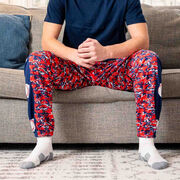 Baseball Lounge Pants - Patriotic Digital Camo