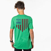 Baseball Short Sleeve T-Shirt - No Place Like Home (Back Design)