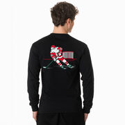 Hockey T-Shirt Long Sleeve - Saint Nick Hat Trick (Back Design)