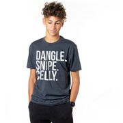 Hockey Short Sleeve T-Shirt - Dangle Snipe Celly Words