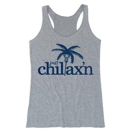 Girls Lacrosse Women's Everyday Tank Top - Just Chillax'n