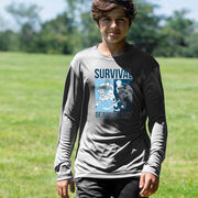 Hockey Long Sleeve Performance Tee - Survival of the Fittest