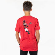 Guys Lacrosse T-Shirt Short Sleeve - Crushing Goals (Back Design)
