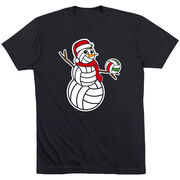 Volleyball Short Sleeve T-Shirt - Serving Holiday Cheer