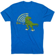 Guys Lacrosse Short Sleeve T-Shirt - Laxasaurus Rex