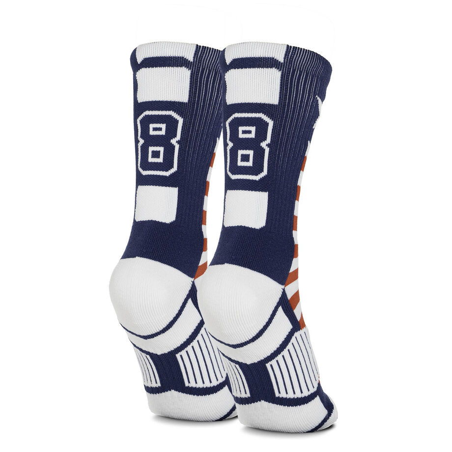Team Number Woven Mid-Calf Socks - USA