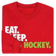 Field Hockey Crewneck Sweatshirt - Eat Sleep Field Hockey