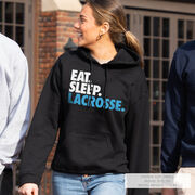 Lacrosse Hooded Sweatshirt - Eat. Sleep. Lacrosse.