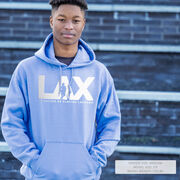 Guys Lacrosse Hooded Sweatshirt - I'd Rather Lax