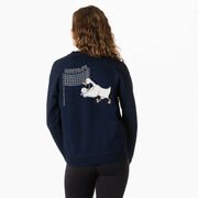 Volleyball Crewneck Sweatshirt - Goosebumps (Back Design)