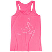 Gymnastics Flowy Racerback Tank Top - Gymnast Sketch