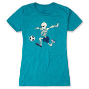 Soccer Women's Everyday Tee - Skeleton Striker