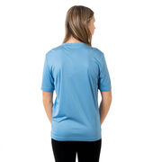 Gymnastics Short Sleeve Performance Tee - Eat. Sleep. Gymnastics.